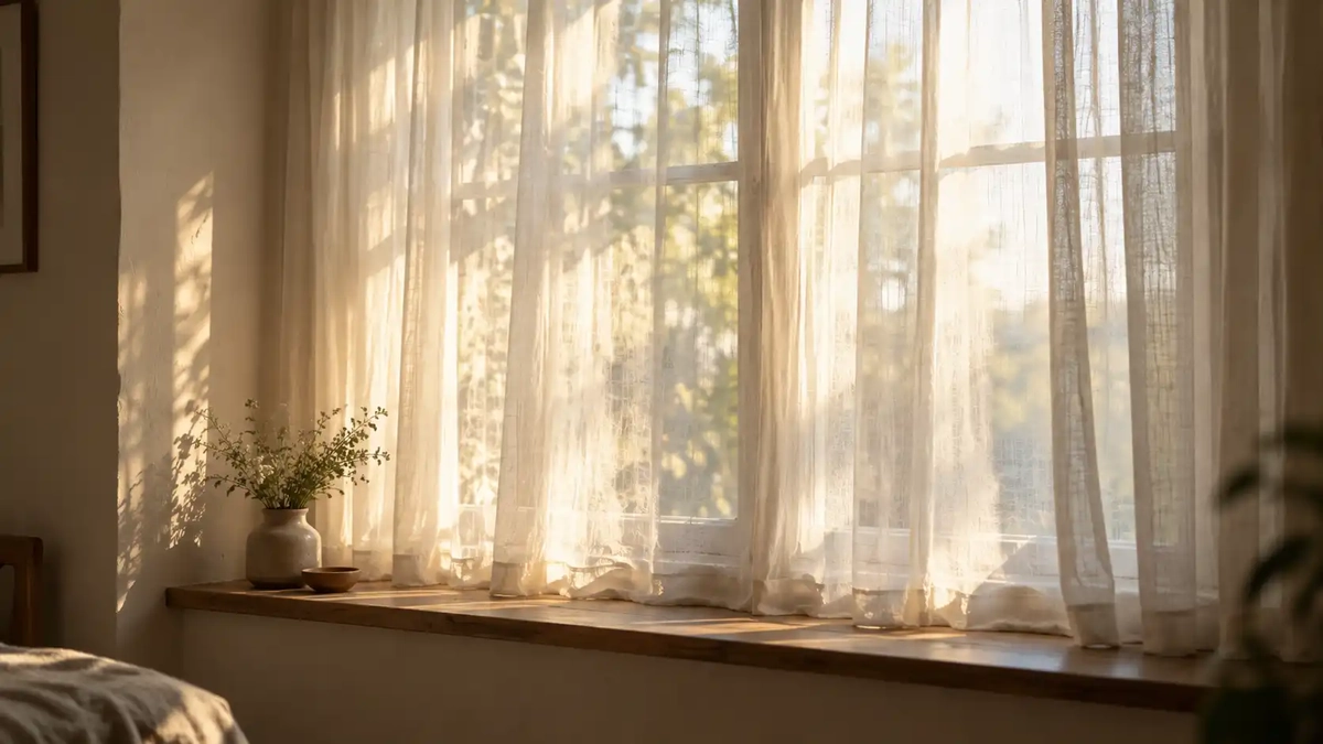 Softly lit window symbolizing privacy and a quiet life beyond public attention